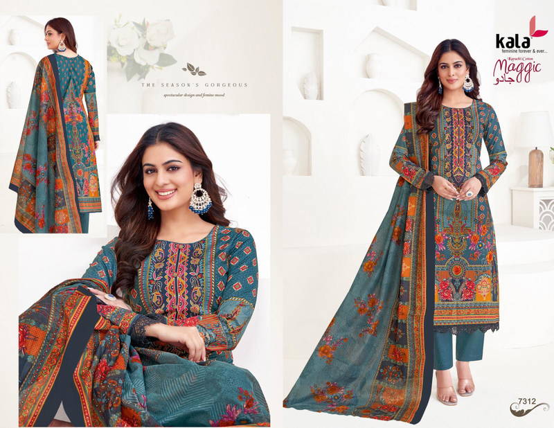 Kala Maggic Vol 22 Karachi Cotton Dress Material Collection